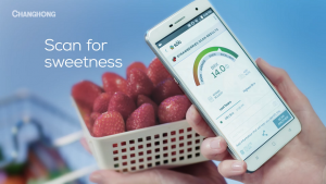 الإعلان عن أول هاتف ذكي في العالم مع حساس يعرف عدد الحريرات في الطعام  Changhong H2