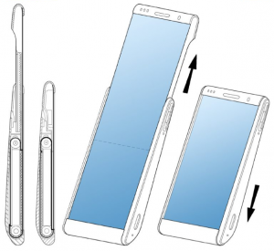 براءة اختراع من سامسونج لهاتف بشاشة قابلة للف